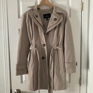London Fog Double Collar Trench Coat Size XS